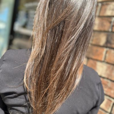 Total hair extension before